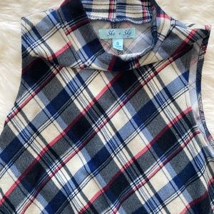 Plaid She & Sky Holiday Dress
